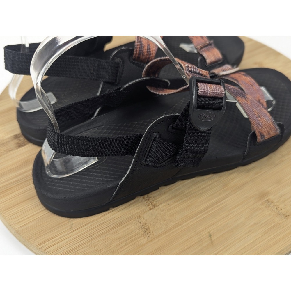 Chaco Lowdown Sport Sandals Womans 7 Black Red Aztec Southwestern Flats Outdoor - Picture 6 of 10